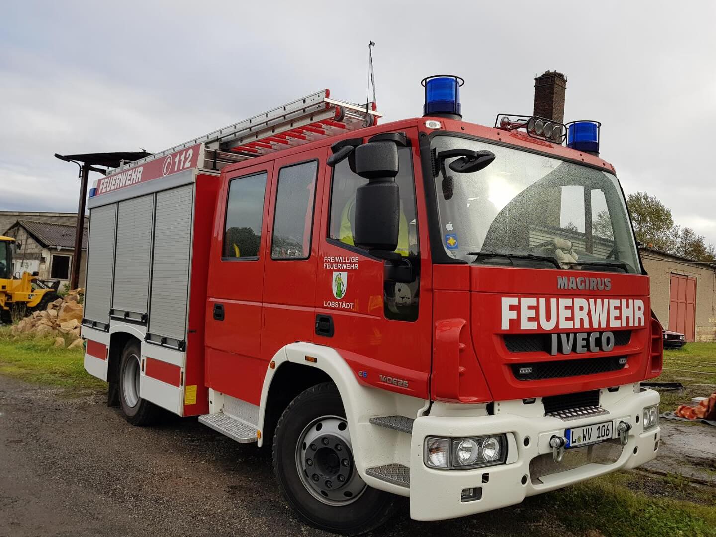 HLF 10/6 der Feuerwehr Lobstädt